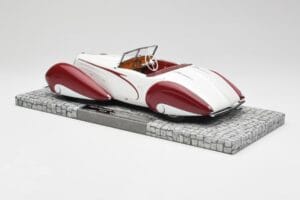 Delahaye Type 135 M Cabriolet Weiß Rot Minichamps 1:18 107116161 Resin — Bild 5 von 6