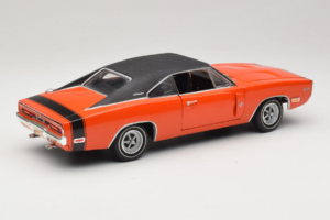 Dodge Charger R/T Orange & Schwarz American Muscle 1:18 39314 Metall — Bild 3 von 8