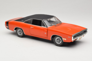 Dodge Charger R/T Orange & Schwarz American Muscle 1:18 39314 Metall — Bild 6 von 8