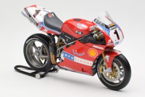 Ducati 998R WSB #1 T. Bayliss Ducati Infostrada 2002 Minichamps 1:12 122021201 Metall — Bild 4 von 6