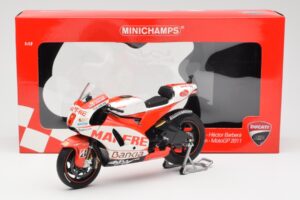 Ducati Desmosedici GP11 #8 H. Barbera Ducati MotoGP Team MotoGP 2011 Minichamps 1:12 123110008 Metall — Bild 6 von 6