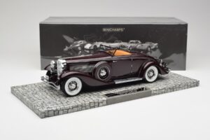 Duesenberg SJN Convertible Coupe Burgund Minichamps 1:18 107150331 Metall — Bild 2 von 6