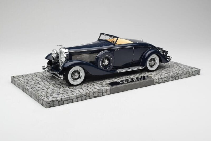 Duesenberg SJN Convertible Coupe Midnight Blue Minichamps 1:18 107150332 Metall