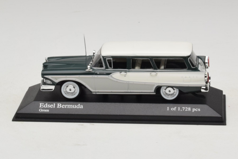 Edsel Bermuda Station Wagon Grün Minichamps 1:43 400082011 Metall