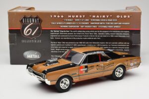 Oldsmobile 442 Hurst Hairy Olds Twin-Engine 4WD 1966 Highway 61 1:18 50089 Metall — Bild 8 von 8