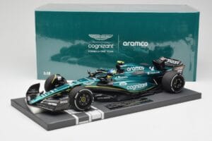 Aston Martin AMR23 #14 F. Alonso 3rd Place Saudi Arabian GP 2023 Minichamps 1:18 117230214 Metall — Bild 7 von 7