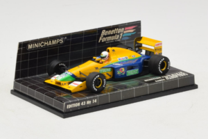 Benetton B191B Ford #20 M. Brundle Early Season F1 1992 Minichamps 1:43 400920120 Metall — Bild 2 von 5