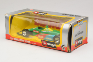 Benetton B190 Ford #20 N. Piquet F1 1990 Bburago 1:24 6102 Metall — Bild 3 von 3