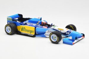 Benetton B195 Renault #1 M. Schumacher Winner Japanese GP 1995 Minichamps 1:18 510953401 Metall — Bild 4 von 6