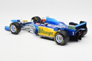 Benetton B195 Renault #1 M. Schumacher Winner Japanese GP 1995 Minichamps 1:18 510953401 Metall — Bild 5 von 6