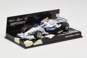 BMW Sauber F1.06 #10 N. Heidfeld Hungarian GP 3rd Place 2006 Minichamps 1:43 400060116 Metall — Bild 2 von 5