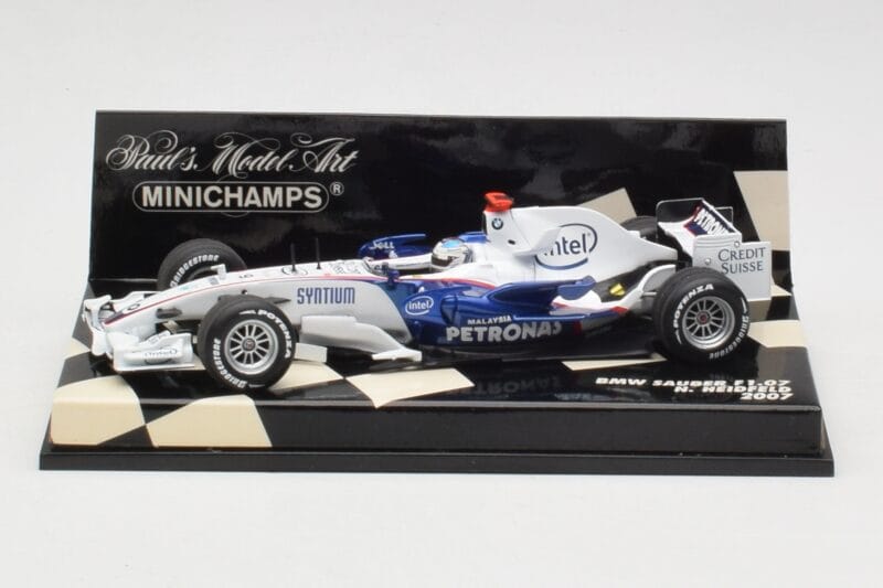 BMW Sauber F1.07 #3 N. Heidfeld Race Car 2007 Minichamps 1:43 400070009 Metall