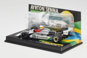 Brabham BMW BT52B A. Senna Test Car Paul Ricard 14 November 1983 Minichamps 1:43 540834399 Metall — Bild 3 von 5
