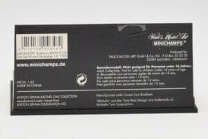 Brabham BMW BT52B A. Senna Test Car Paul Ricard 14 November 1983 Minichamps 1:43 540834399 Metall — Bild 4 von 5