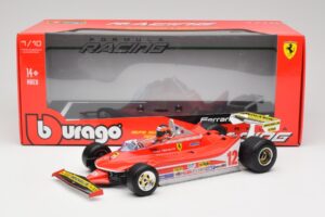 Ferrari 312T4 #12 G. Villeneuve South African Grand Prix 1979 Bburago 1:18 18-16814 Metall — Bild 6 von 6