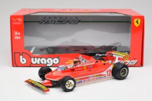 Ferrari 312T4 #12 G. Villeneuve United States Grand Prix East Winner 1979 Bburago 1:18 18-16814-18-01546 Metall — Bild 6 von 6
