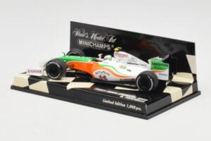 Force India Mercedes VJM02 #21 G. Fisichella Showcar 2009 Minichamps 1:43 400090091 Metall — Bild 3 von 5