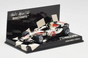 Honda RA106 #12 J. Button Hungarian GP Winner F1 2006 Minichamps 1:43 400060112 Metall — Bild 2 von 5