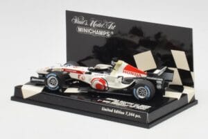 Honda RA106 #12 J. Button Hungarian GP Winner F1 2006 Minichamps 1:43 400060112 Metall — Bild 3 von 5