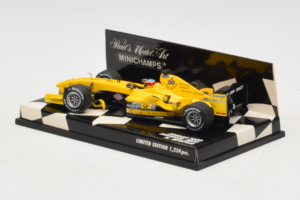 Jordan EJ14 Ford #18 N. Heidfeld Jordan Ford F1 Team Showcar 2004 Minichamps 1:43 400040088 Metall — Bild 3 von 5