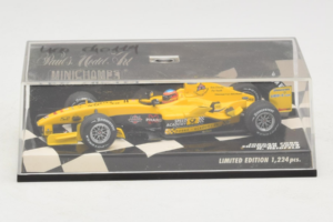 Jordan EJ14 Ford #18 N. Heidfeld Jordan Ford F1 Team Showcar 2004 Minichamps 1:43 400040088 Metall — Bild 4 von 5