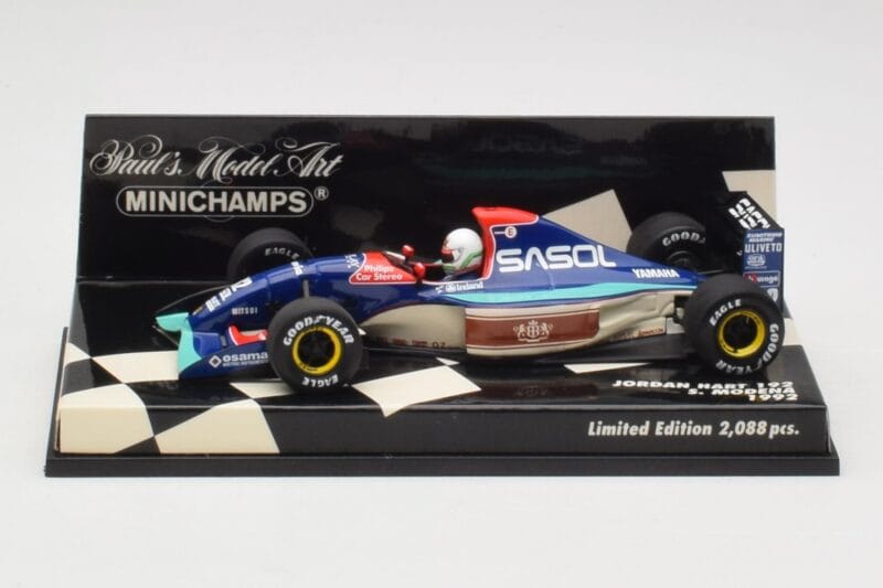 Jordan Hart 192 #32 S. Modena Race Car 1992 Minichamps 1:43 400920032 Metall