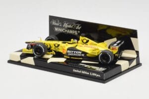 Jordan Honda EJ11 #7 H-H. Frentzen F1 2001 Minichamps 1:43 400010011 Metall — Bild 3 von 5