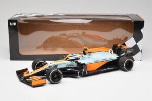 McLaren MCL35M #4 L. Norris Monaco GP 2021 Minichamps 1:18 530212404 Metall — Bild 6 von 7