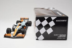 McLaren MCL35M #4 L. Norris Monaco GP 2021 Minichamps 1:18 530212404 Metall — Bild 7 von 7
