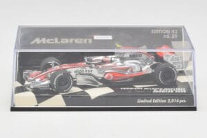 McLaren Mercedes MP4-23 #23 H. Kovalainen Showcar 2008 Minichamps 1:43 530084393 Metall — Bild 5 von 5