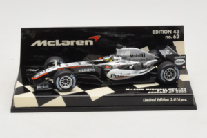 McLaren MP4-20 Mercedes P. de la Rosa F1 2005 Minichamps 1:43 530054315 Metall