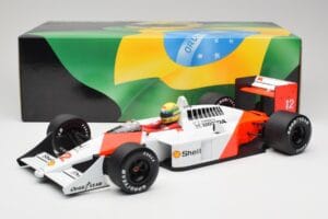 McLaren Honda MP4/4 Marlboro #12 A. Senna F1 World Champion 1988 Minichamps 1:12 540881212 Metall — Bild 6 von 6
