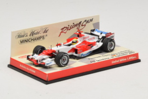 Panasonic Toyota Racing TF107 R. Schumacher F1 Showcar 2007 Minichamps 1:43 403070081 Metall — Bild 2 von 5