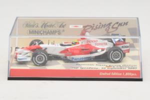 Panasonic Toyota Racing TF107 R. Schumacher F1 Showcar 2007 Minichamps 1:43 403070081 Metall — Bild 5 von 5