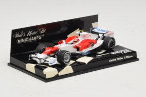 Toyota T. Glock Panasonic Toyota Racing Showcar F1 2008 Minichamps 1:43 400080082 Metall — Bild 2 von 5
