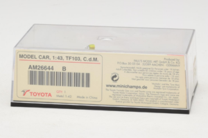 Toyota TF103 #21 C. da Matta Panasonic Toyota Racing F1 2003 Minichamps 1:43 AM26644B Metall — Bild 5 von 5