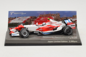 Toyota TF107 #12 J. Trulli Panasonic Toyota Racing Showcar F1 2007 Minichamps 1:43 AM60129 Metall