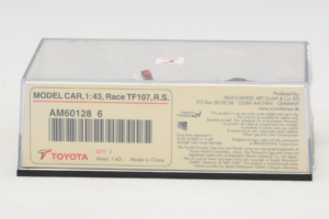 Toyota TF107 #11 R. Schumacher Panasonic Toyota Racing F1 2007 Minichamps 1:43 AM601286 Metall — Bild 5 von 5