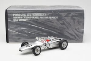 Porsche 804 #30 D. Gurney French Grand Prix 1962 AUTOart 1:18 86271 Metall — Bild 6 von 6