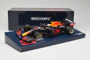 Red Bull Racing Honda RB16B #33 M. Verstappen Emilia Romagna GP 2021 Case Edition Minichamps 1:18 113210133 Resin — Bild 7 von 7
