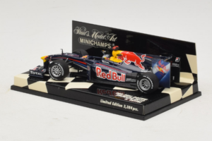 Red Bull Racing RB6 S. Vettel F1 Showcar 2010 Minichamps 1:43 400100075 Metall — Bild 3 von 5