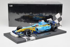 Renault F1 Team R25 #5 F. Alonso 3rd Place Brazil GP 2005 World Champion Minichamps 1:18 117051705 Metall — Bild 7 von 7
