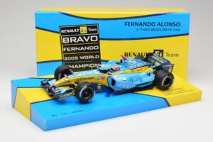 Renault R25 #5 F. Alonso Brazil GP F1 World Champion 2005 Minichamps 1:18 147051705 Metall — Bild 6 von 6