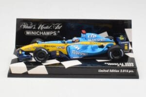 Renault R25 F. Alonso F1 World Champion Showcar 2005 Minichamps 1:43 400050075 Metall