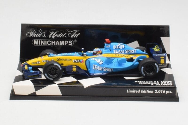Renault R25 F. Alonso F1 World Champion Showcar 2005 Minichamps 1:43 400050075 Metall