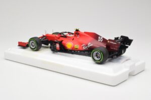 Scuderia Ferrari SF21 #55 C. Sainz Emilia Romagna GP 2021 BBR 1:18 BBR211855 Metall — Bild 5 von 7