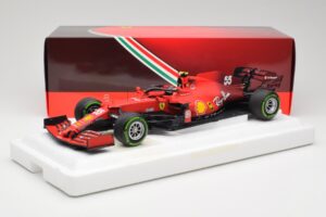 Scuderia Ferrari SF21 #55 C. Sainz Emilia Romagna GP 2021 BBR 1:18 BBR211855 Metall — Bild 7 von 7