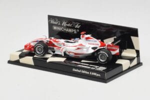 Super Aguri Honda SA06 #22 T. Sato Japanese GP 2006 Minichamps 1:43 400060122 Metall — Bild 3 von 5