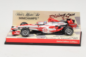 Super Aguri SA07 T. Sato F1 Showcar 2007 Minichamps 1:43 403080092 Metall