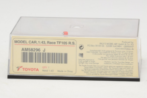 Toyota TF105 #17 R. Schumacher Panasonic Toyota Racing F1 2005 Minichamps 1:43 AM58296 Metall — Bild 5 von 5